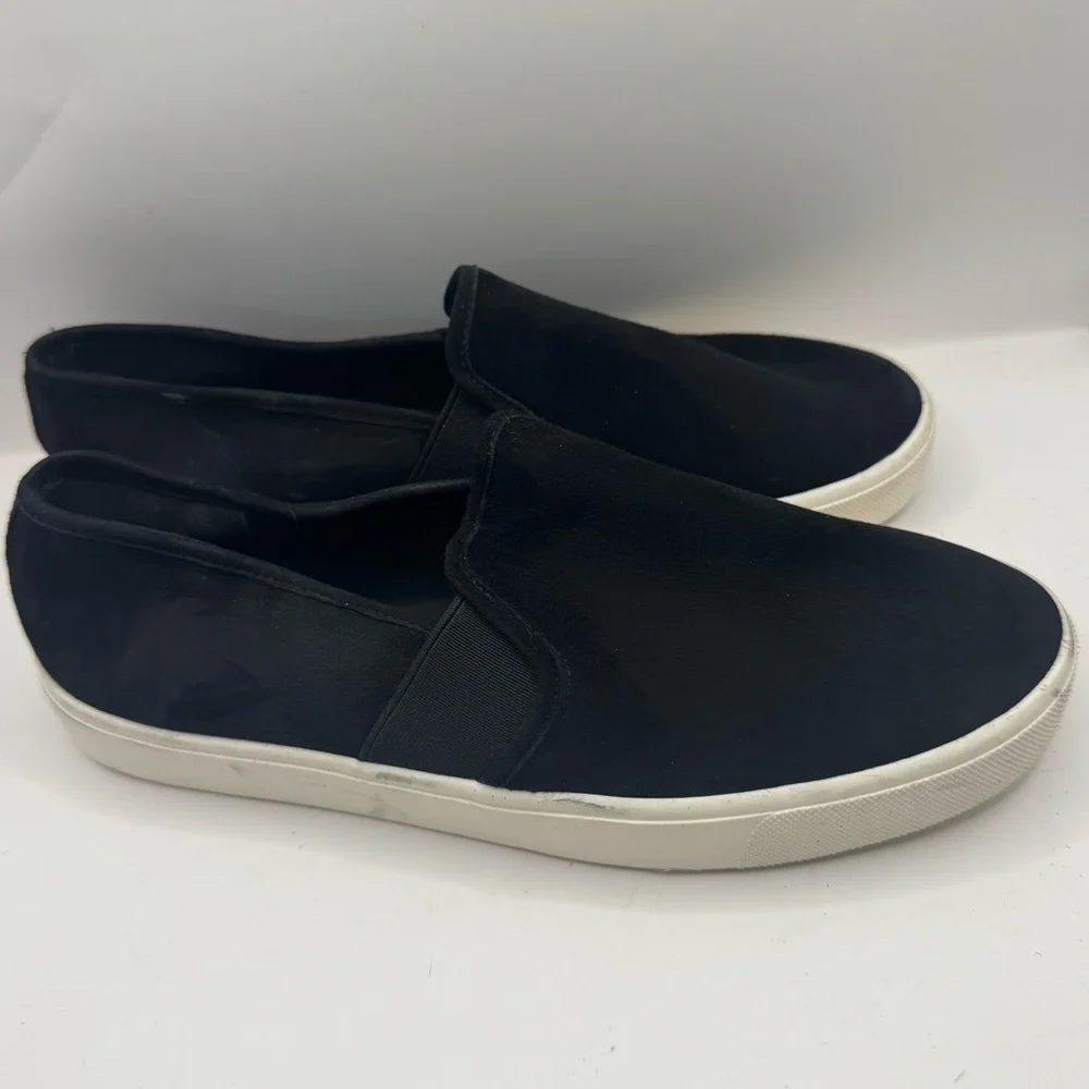 Vince Women’s Size 6‎ Blair-5 Slip on Black Suede Shoes